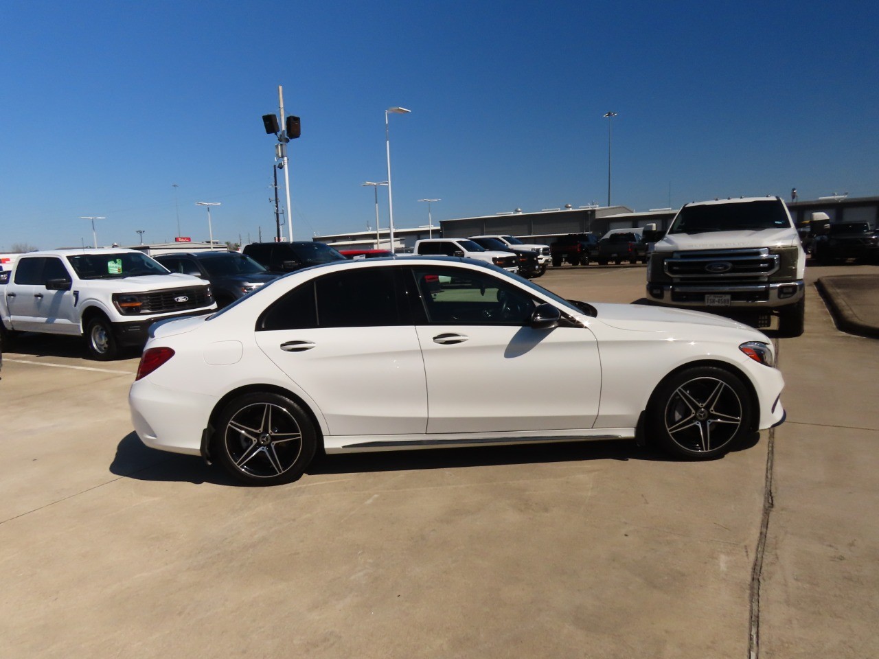 used 2018 Mercedes-Benz C-Class car, priced at $17,999