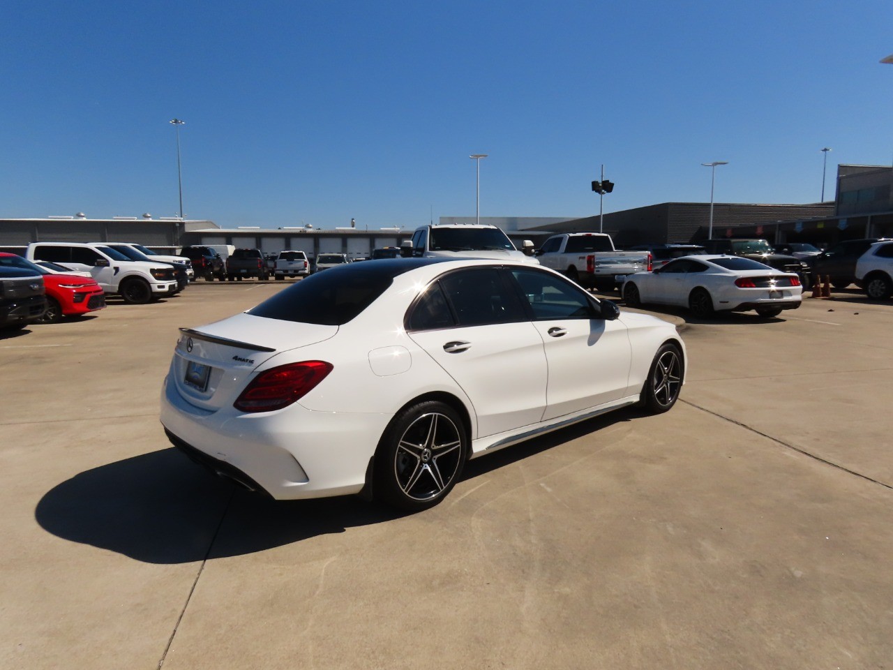 used 2018 Mercedes-Benz C-Class car, priced at $17,999