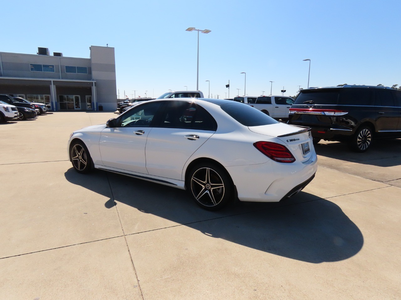 used 2018 Mercedes-Benz C-Class car, priced at $17,999