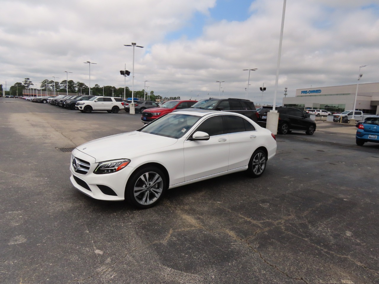 used 2020 Mercedes-Benz C-Class car, priced at $24,999