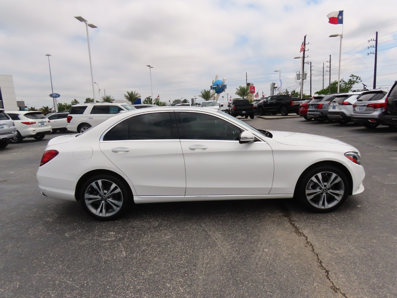 used 2020 Mercedes-Benz C-Class car, priced at $24,999