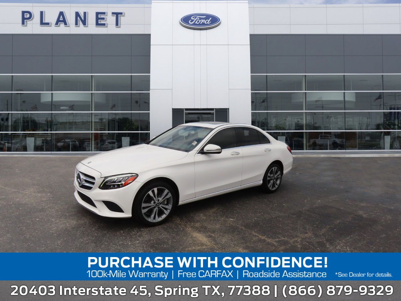used 2020 Mercedes-Benz C-Class car, priced at $24,999