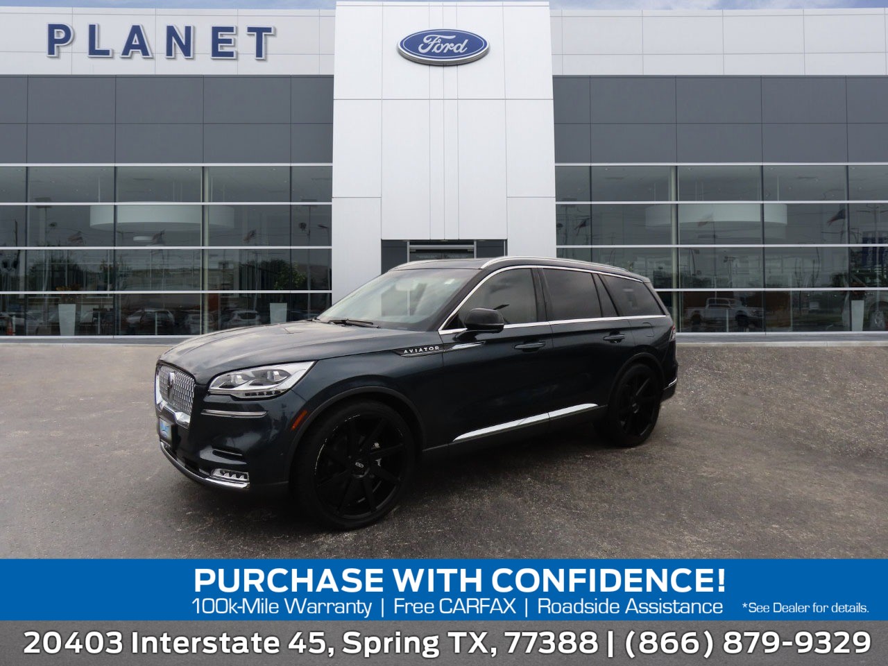 used 2022 Lincoln Aviator car, priced at $43,999