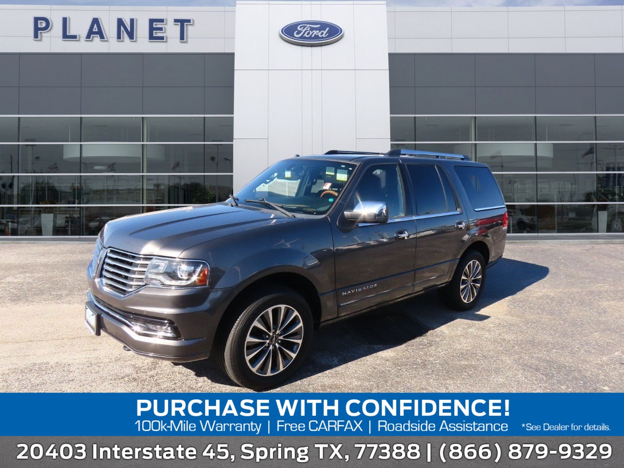 used 2017 Lincoln Navigator car, priced at $22,999