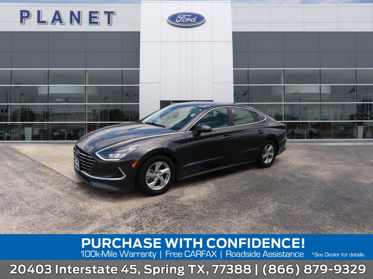 used 2021 Hyundai Sonata car, priced at $13,999