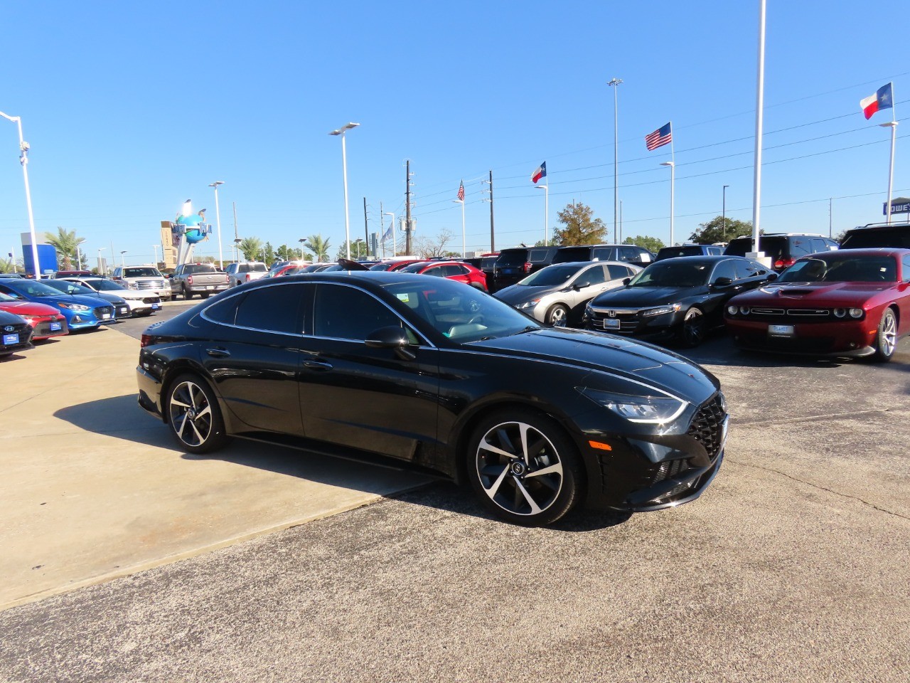 used 2021 Hyundai Sonata car, priced at $18,999