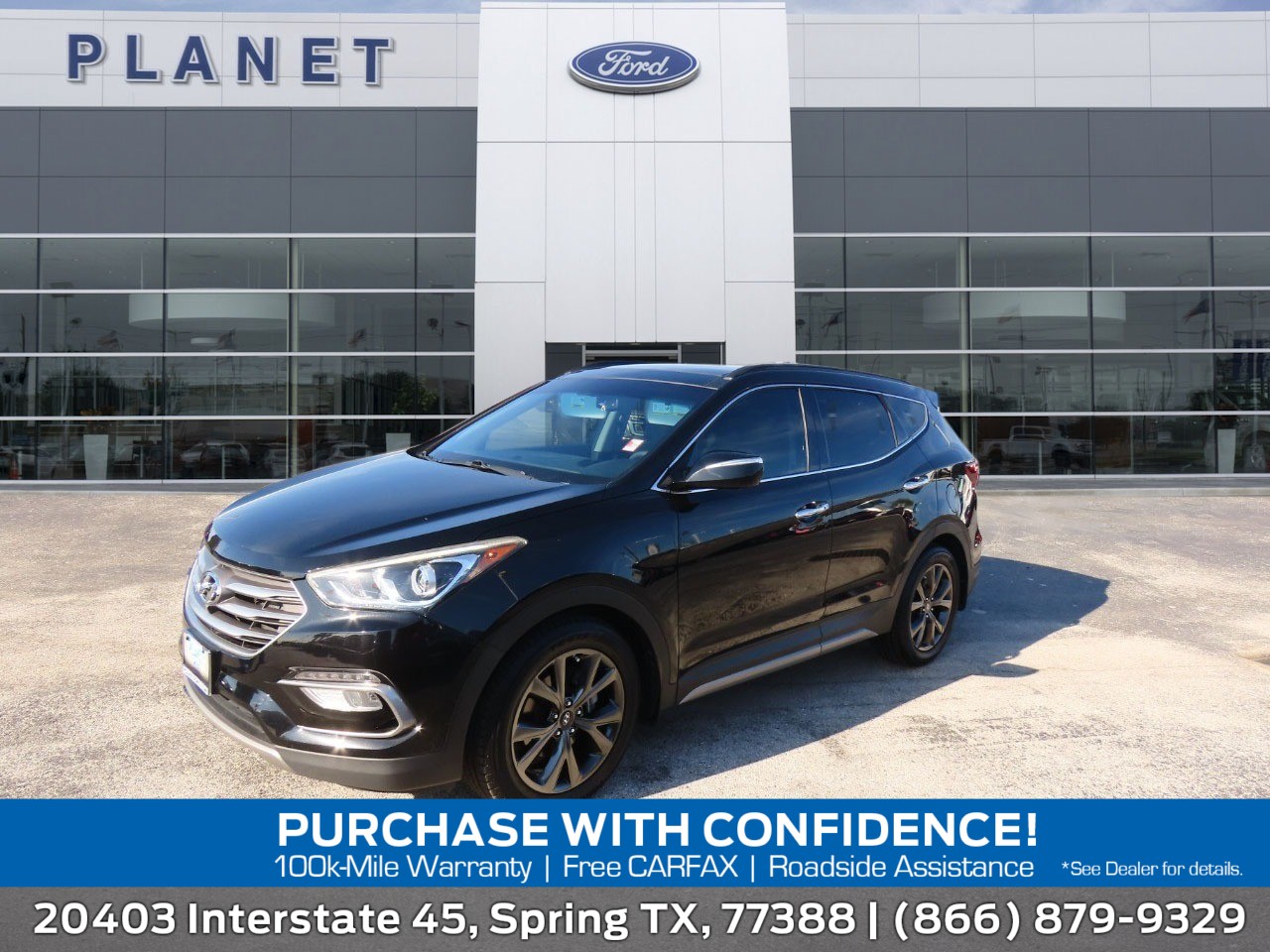 used 2017 Hyundai Santa Fe Sport car, priced at $16,999