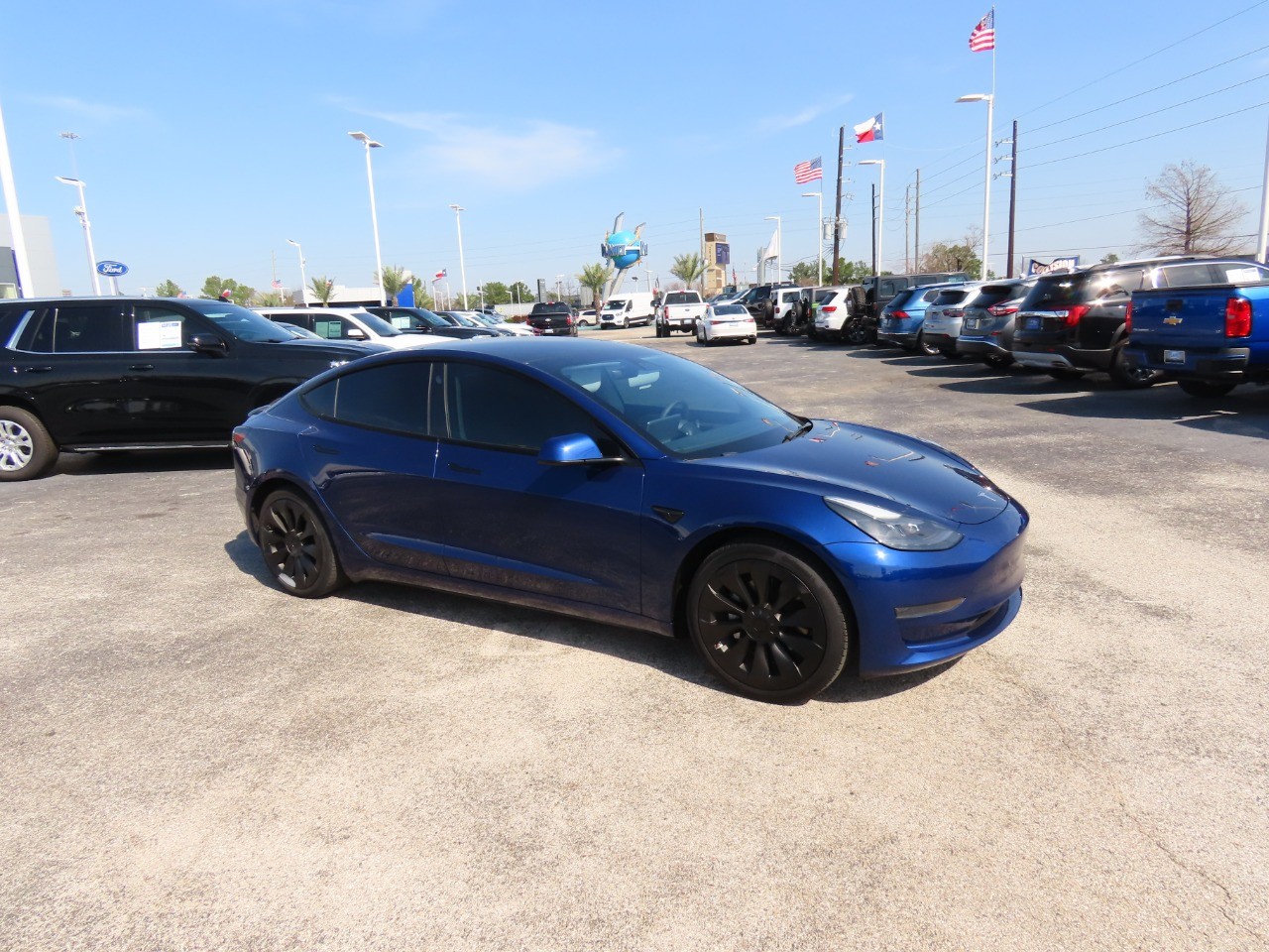 used 2023 Tesla Model 3 car, priced at $26,999