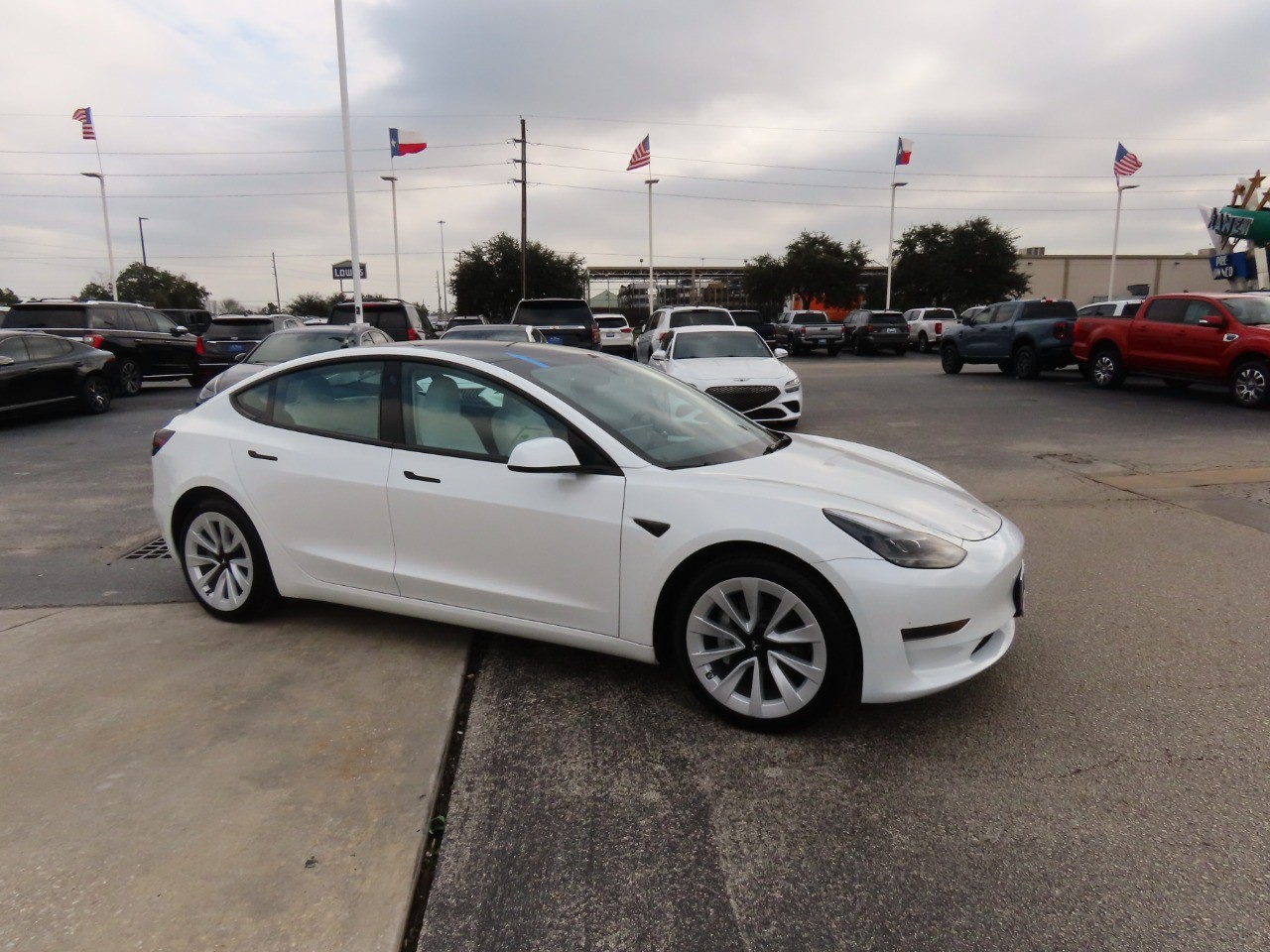 used 2023 Tesla Model 3 car, priced at $26,999