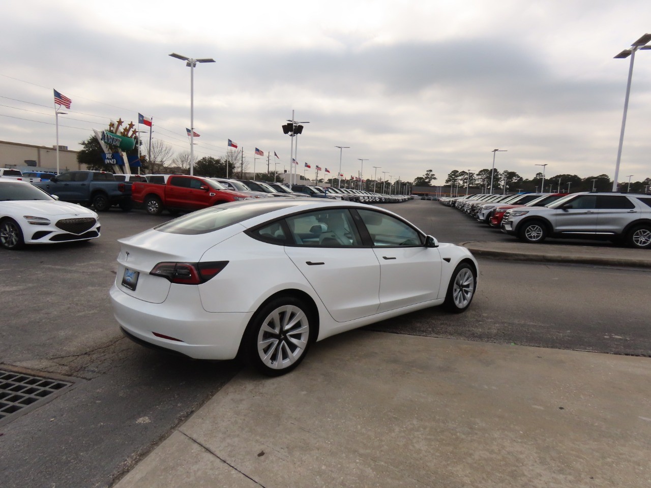 used 2023 Tesla Model 3 car, priced at $26,999