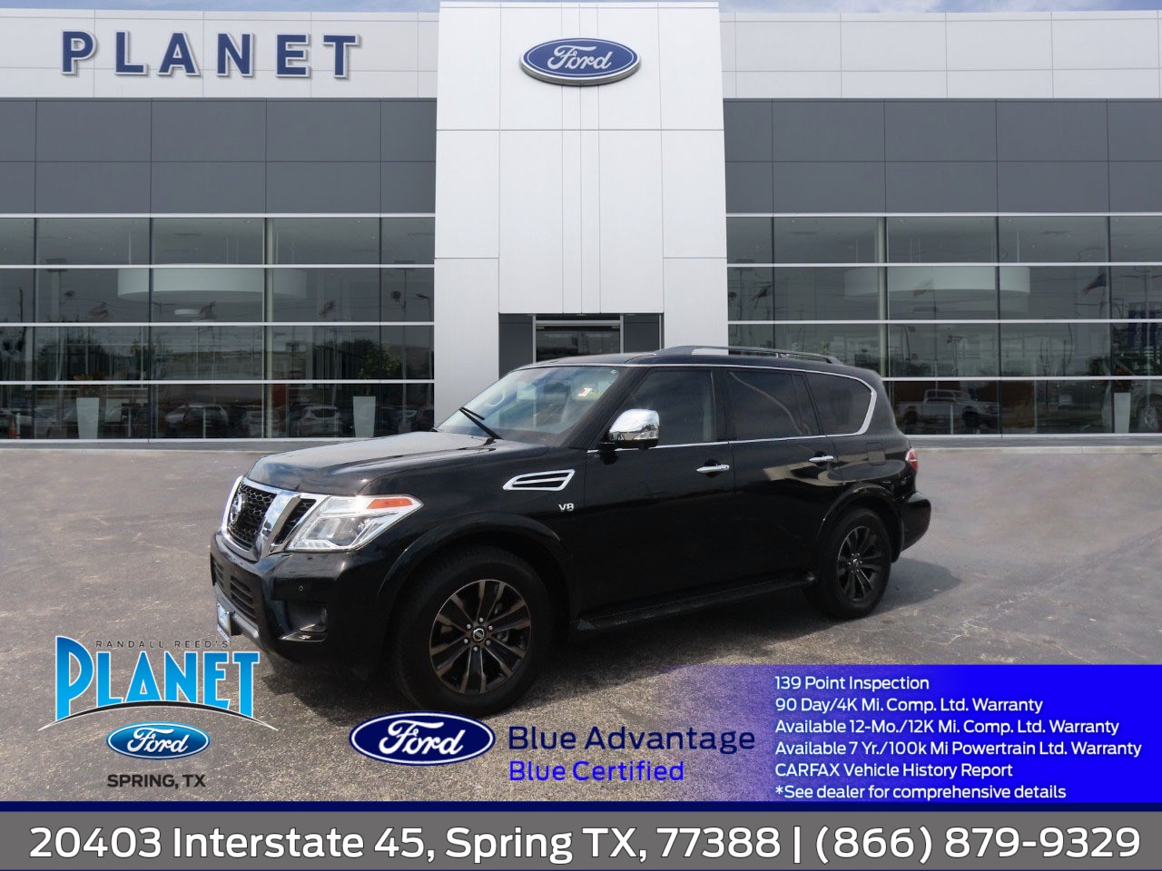 used 2019 Nissan Armada car, priced at $21,999