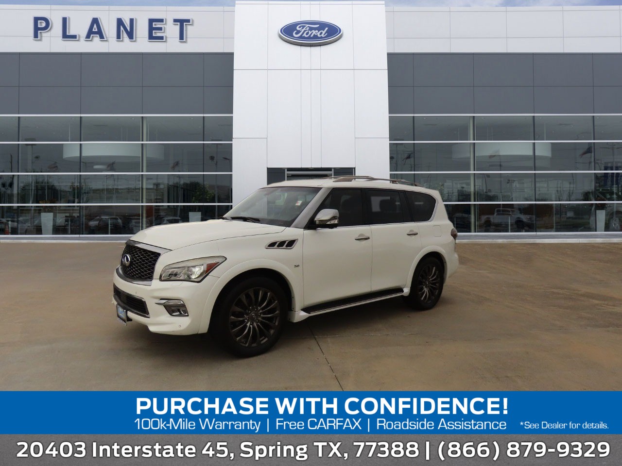 used 2015 INFINITI QX80 car, priced at $15,999