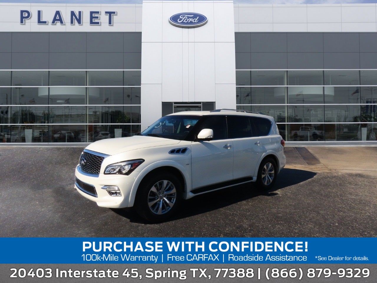 used 2015 INFINITI QX80 car, priced at $22,999