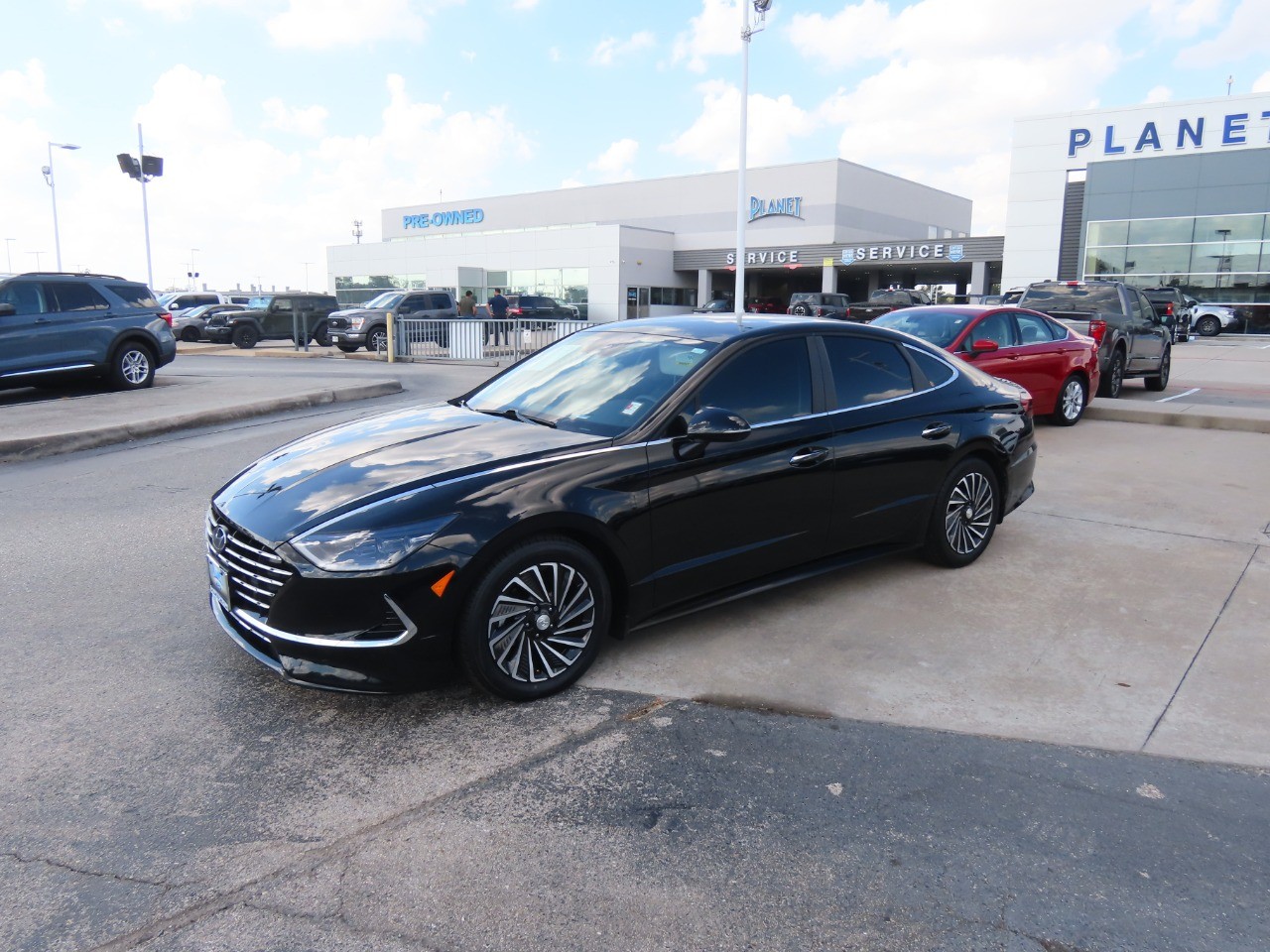 used 2021 Hyundai Sonata Hybrid car, priced at $23,999