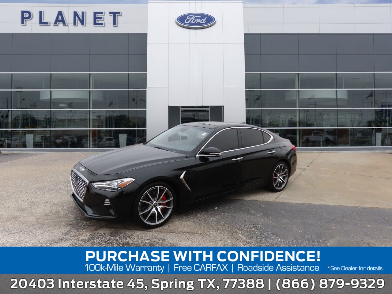 used 2019 Genesis G70 car, priced at $24,999