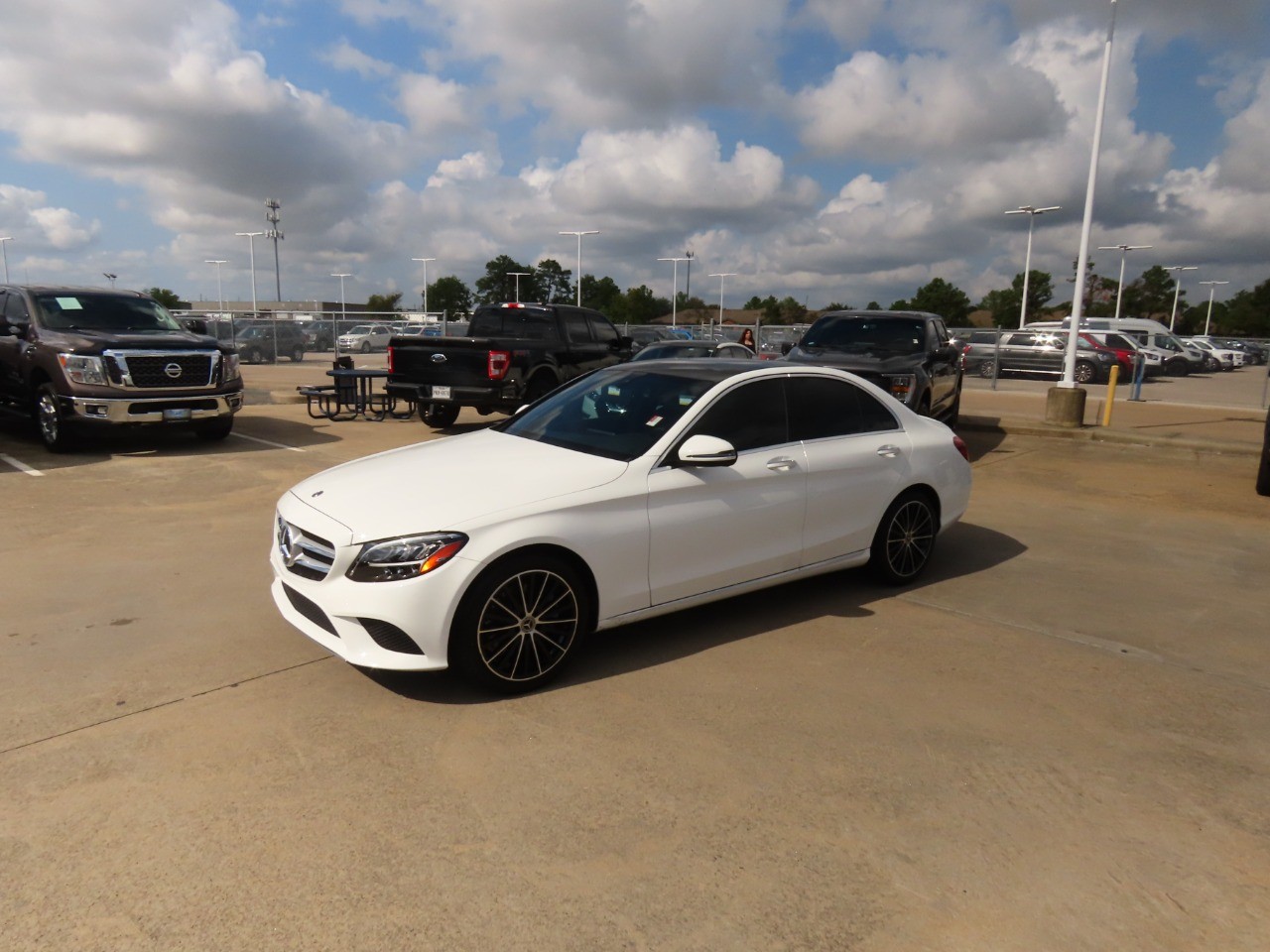 used 2021 Mercedes-Benz C-Class car, priced at $27,999