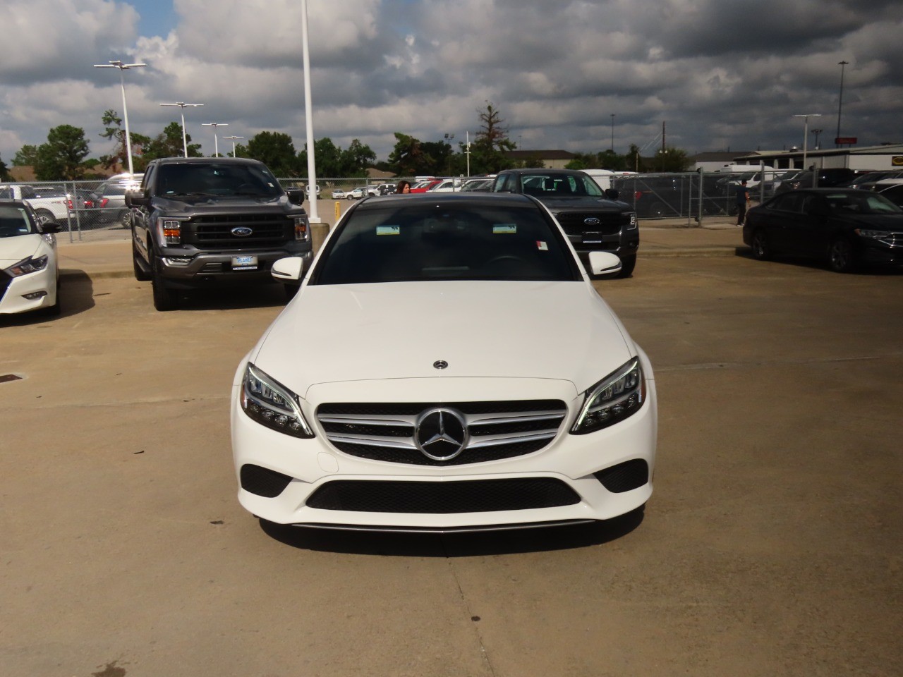 used 2021 Mercedes-Benz C-Class car, priced at $27,999