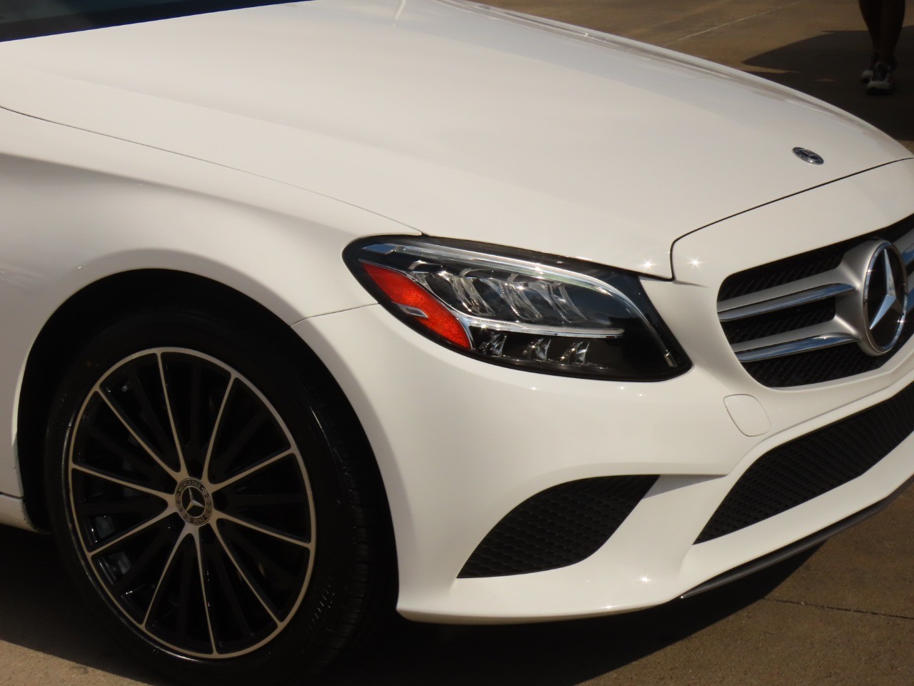 used 2021 Mercedes-Benz C-Class car, priced at $27,999