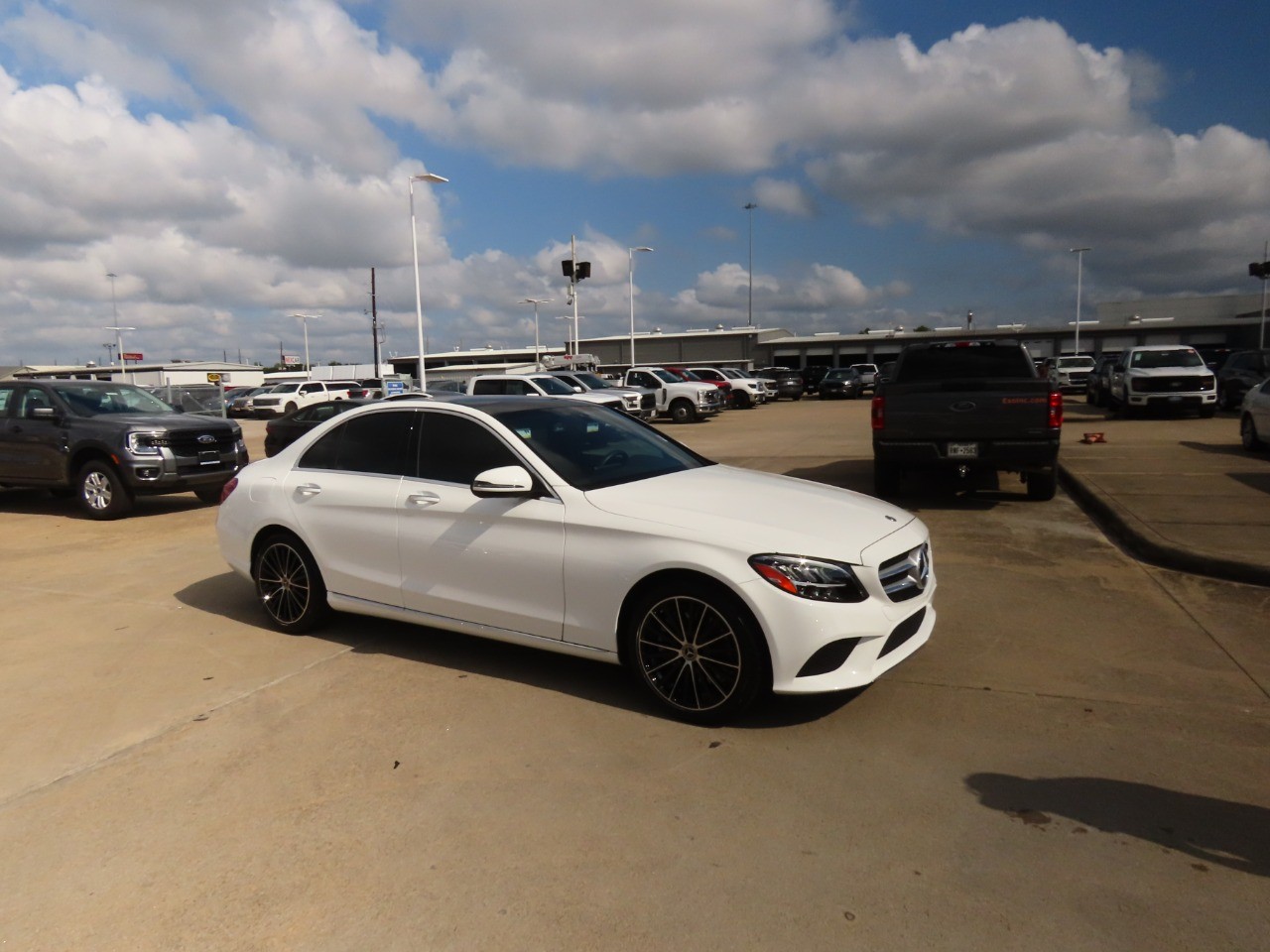 used 2021 Mercedes-Benz C-Class car, priced at $27,999