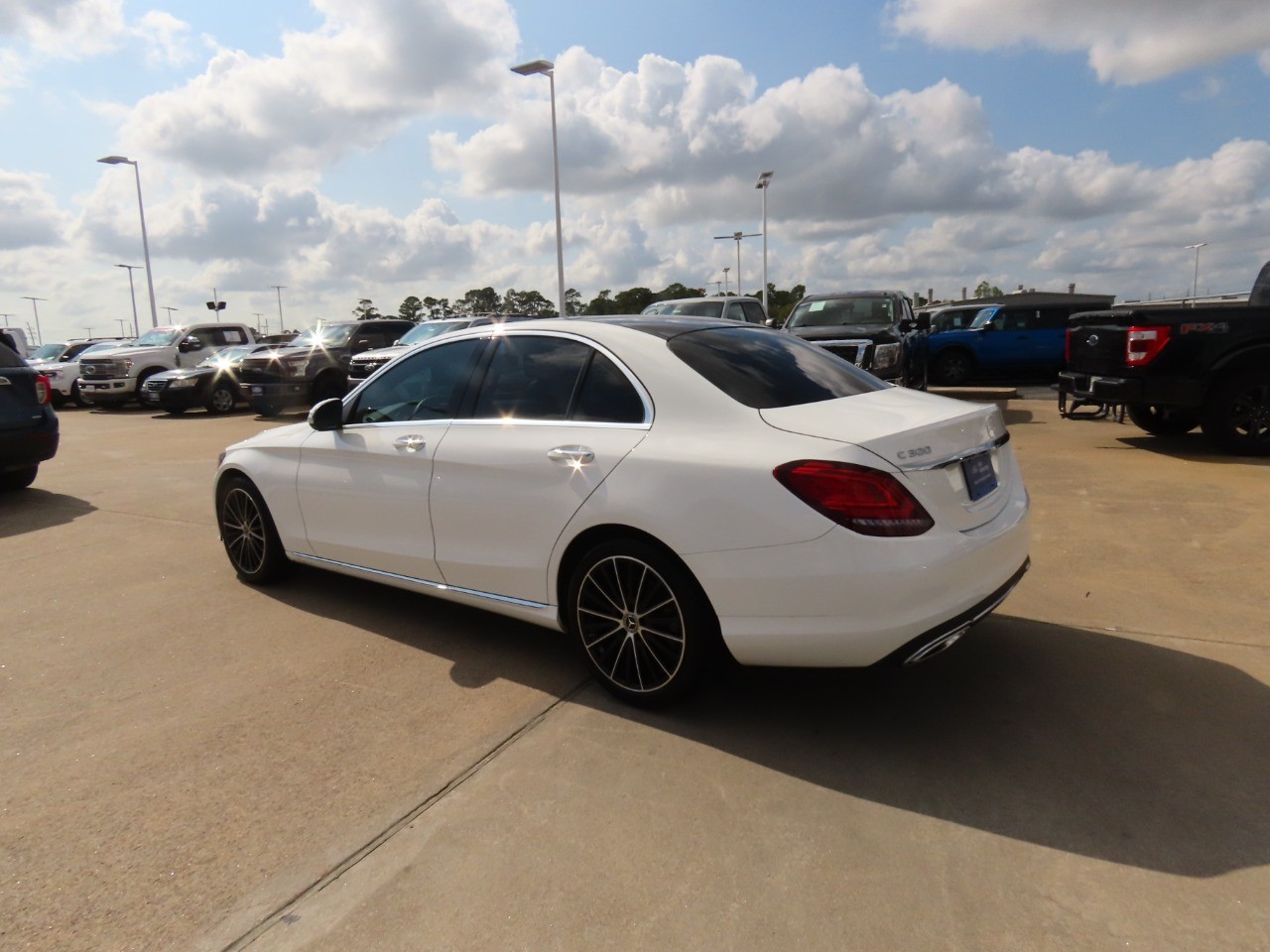 used 2021 Mercedes-Benz C-Class car, priced at $27,999