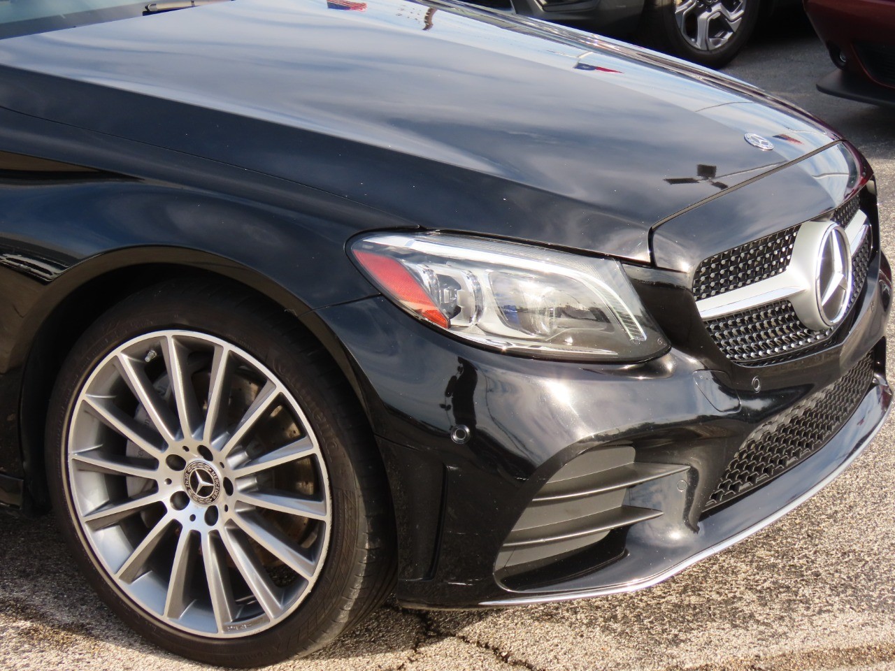 used 2020 Mercedes-Benz C-Class car, priced at $24,999