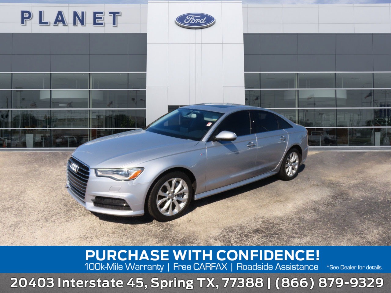 used 2018 Audi A6 car, priced at $19,999