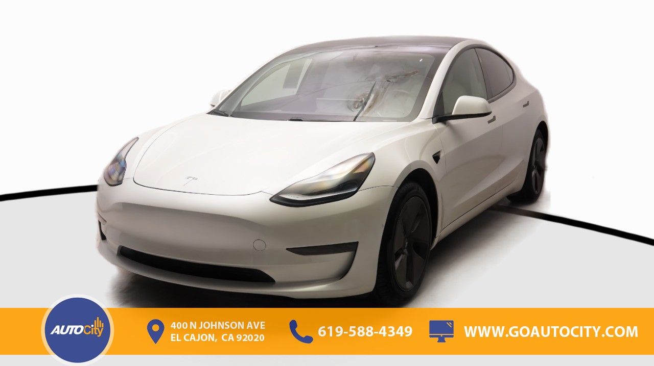 used 2021 Tesla Model 3 car, priced at $22,900